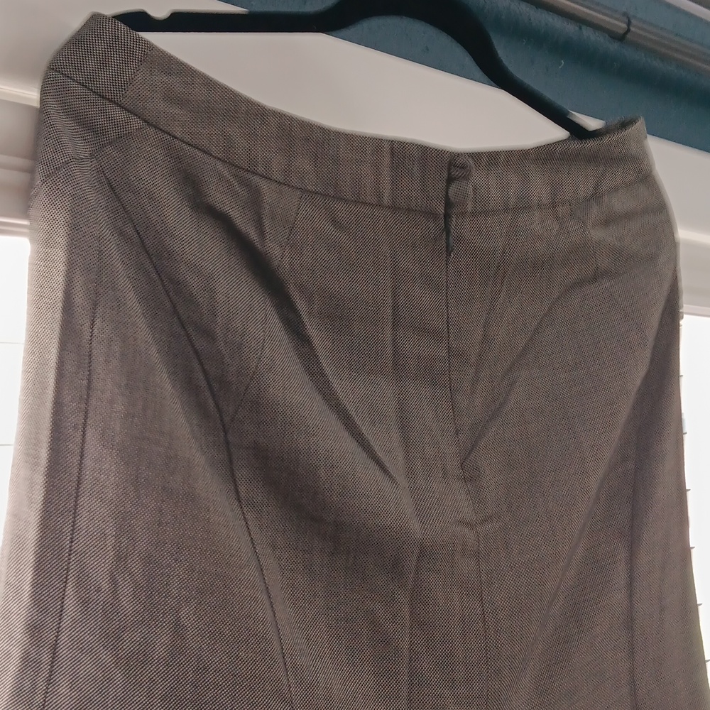 Ann Taylor loft dress skirt zip back top buttons size 10